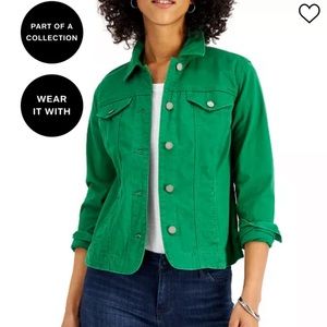 Women's Green Denim Jackets